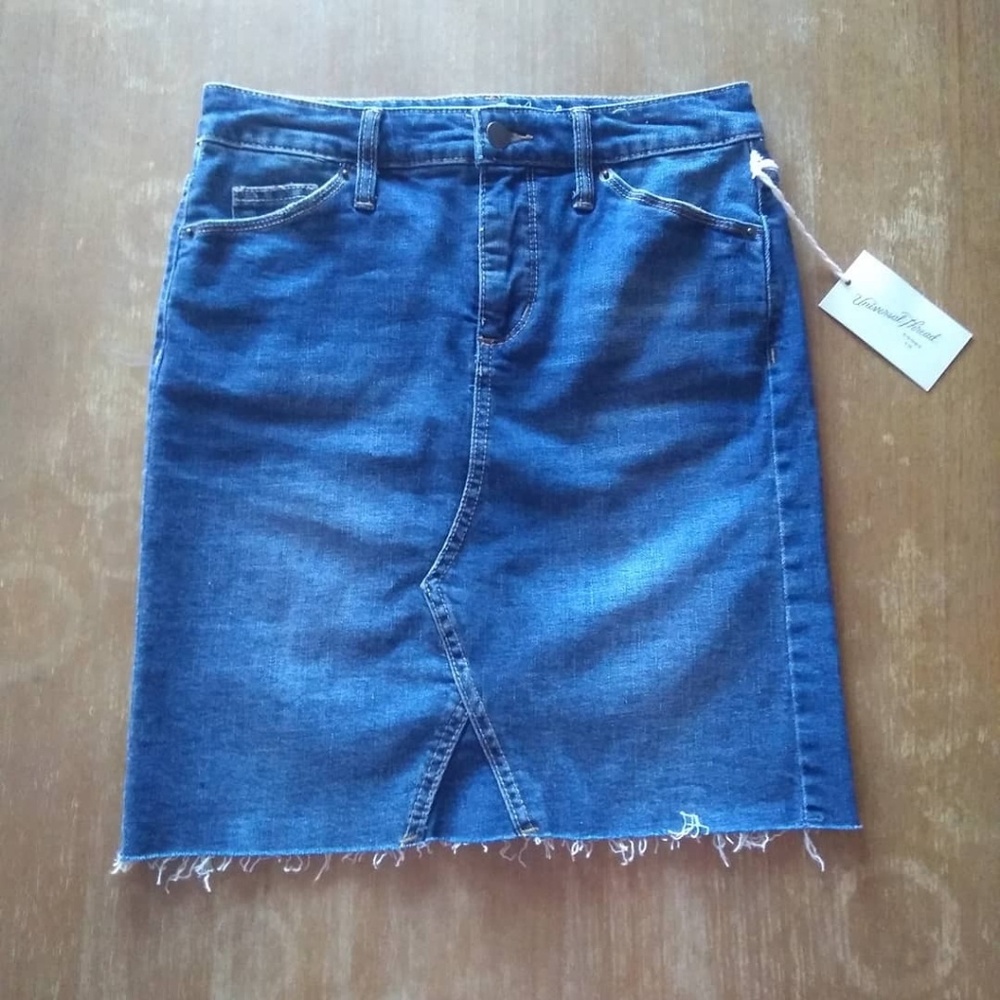 brand new denim skirt!